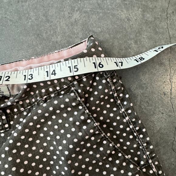 Vintage Y2K Girly Unionbay Pink Polka Dot Bermuda Shorts 32 100% Cotton - Picture 4 of 6
